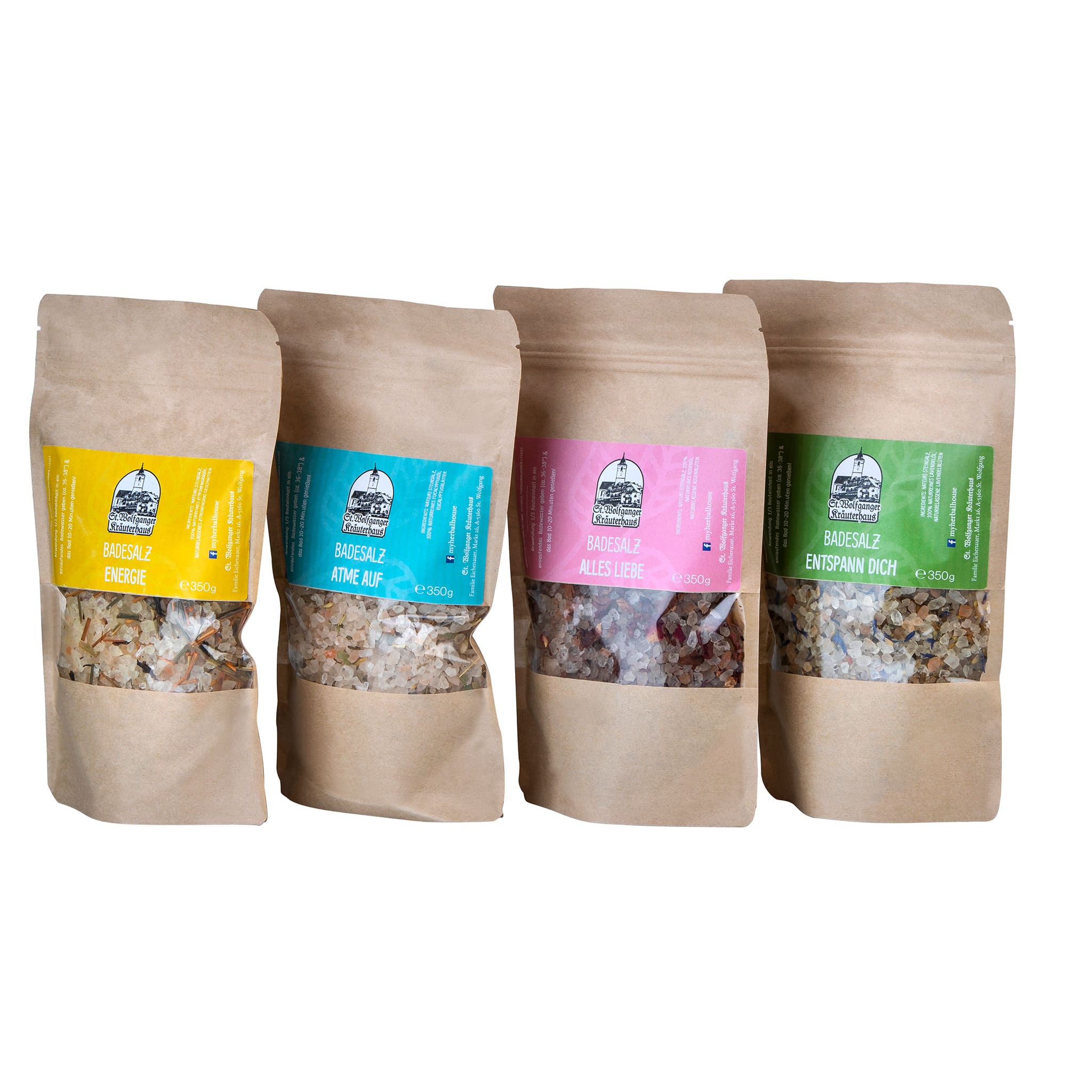 Naturbelassene Badesalze